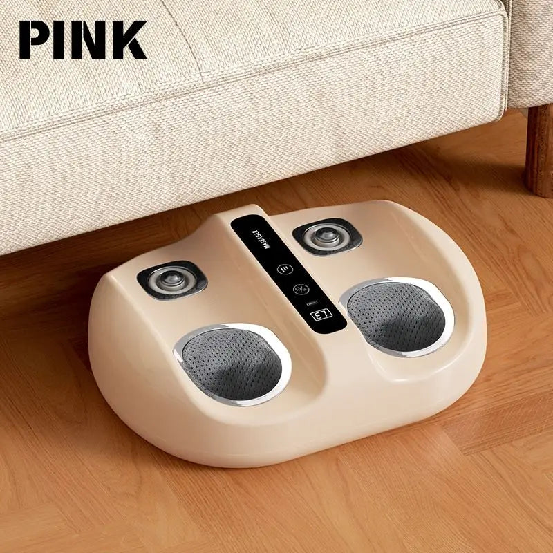 Mini Finger Press Foot Massager With Hot Compress And Vibration