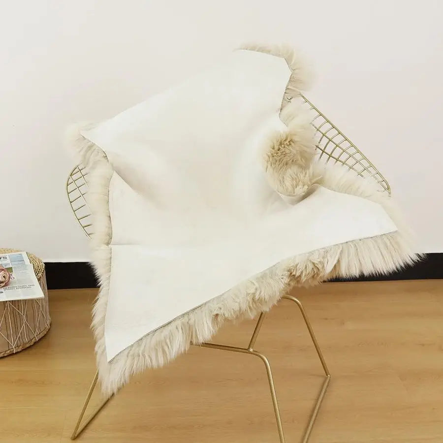Genuine Sheepskin Area Rug Wool Fur Carpet Fluffy Shaggy Rug