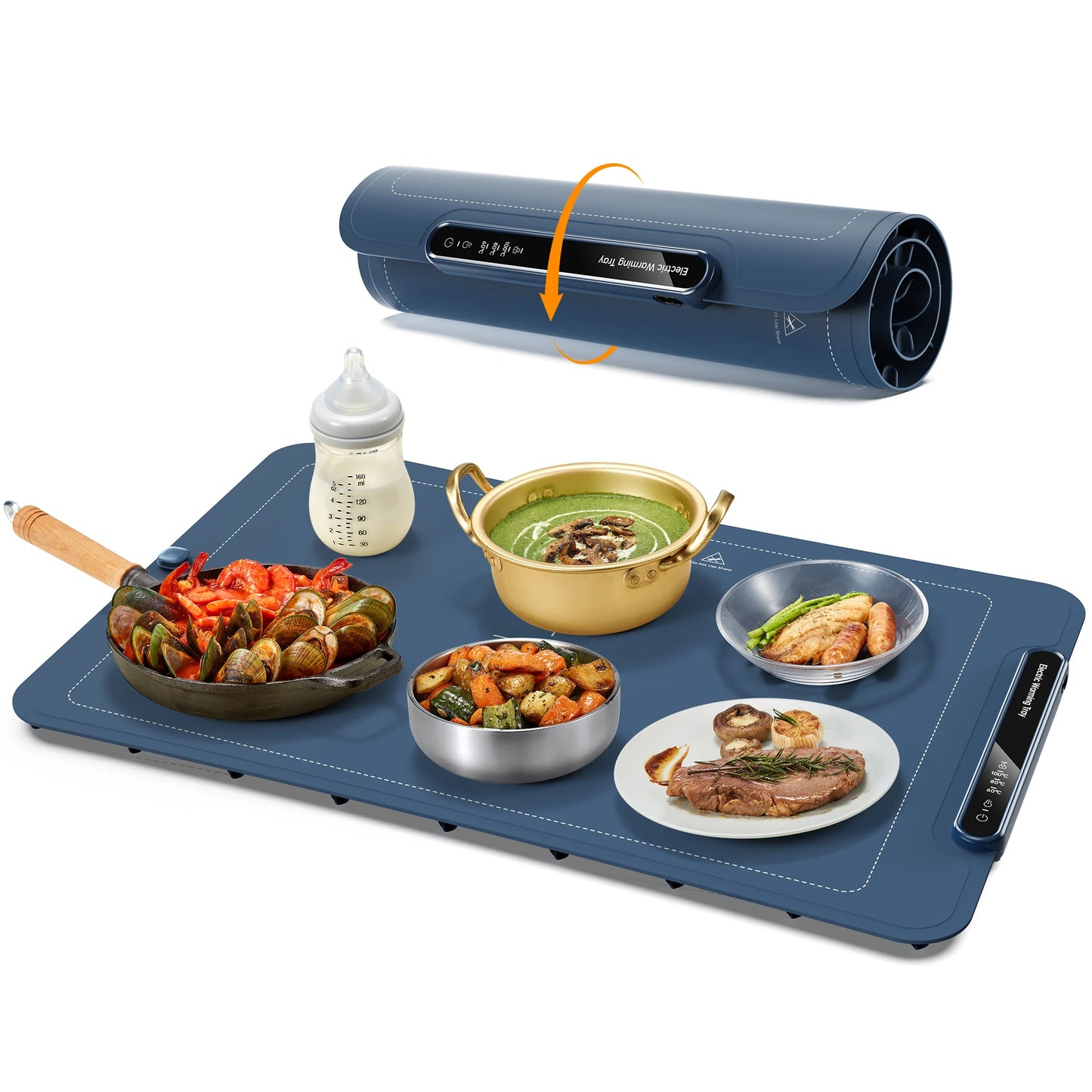 Yabano Foldable Electric Warming Tray With Three Temperature Settings