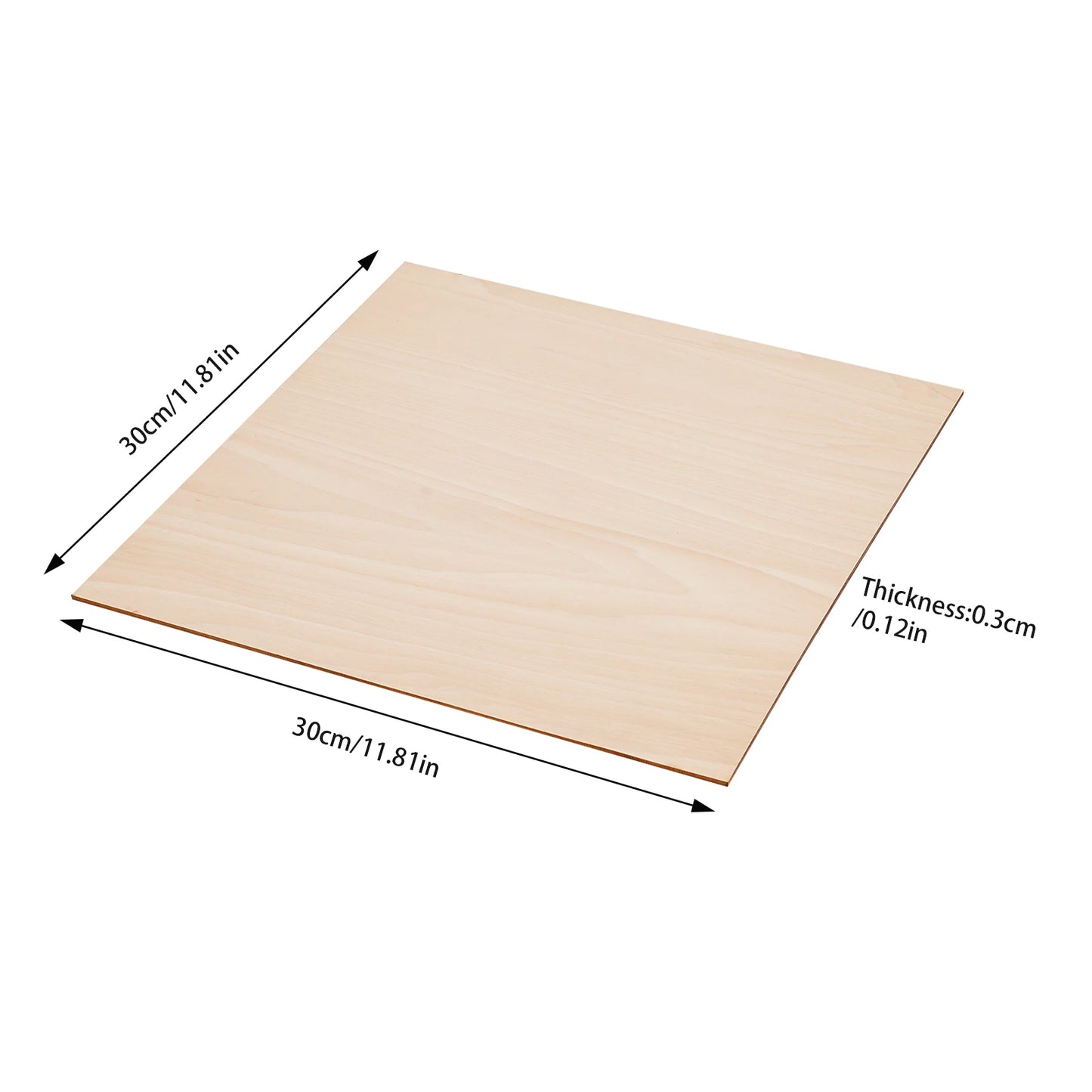 Basswood Plywood Sheets For Laser Engraving And DIY Craft