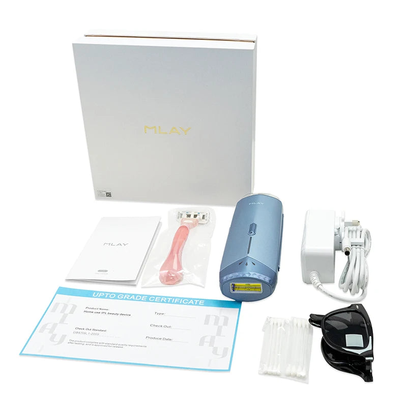 MLAY T18 IPL Laser Hair Removal Device for Home Use