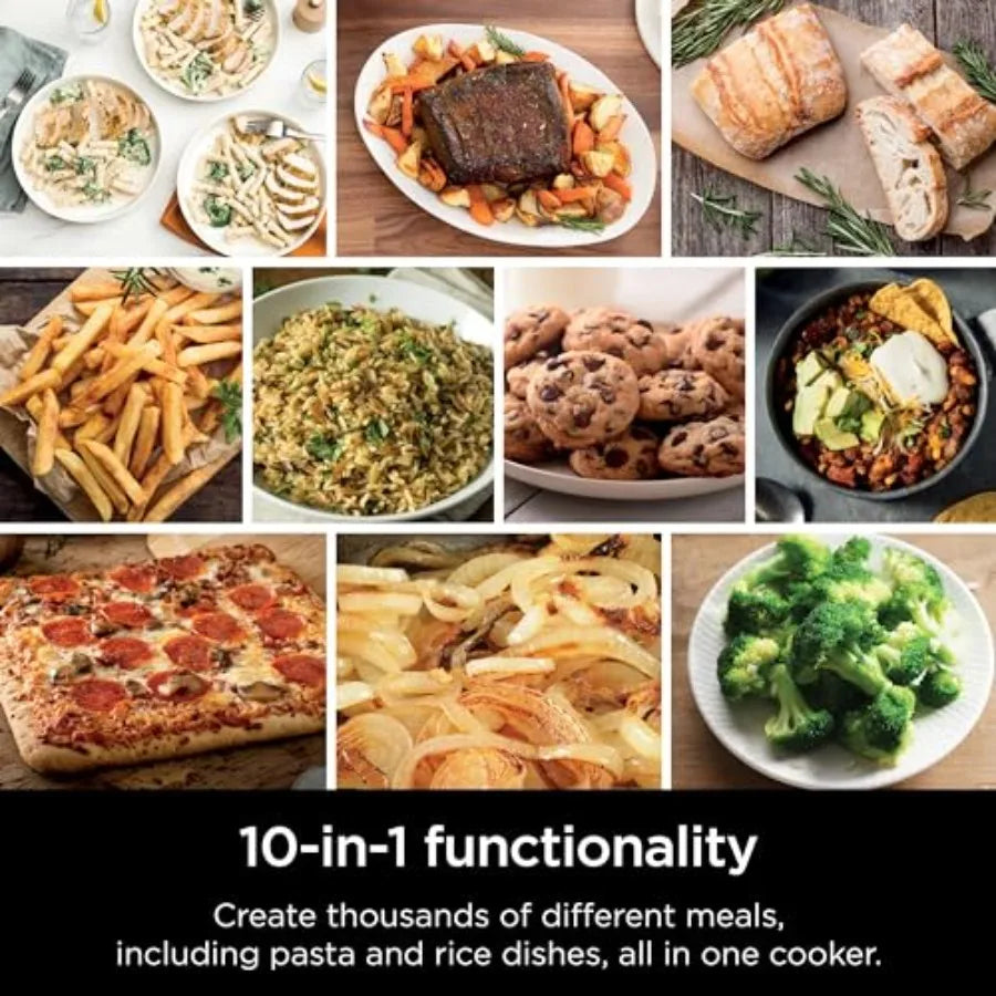 XMSJ SFP700 AllInOne Programmable Multicooker Oven Air Fryer HighGradeStainlessSteel