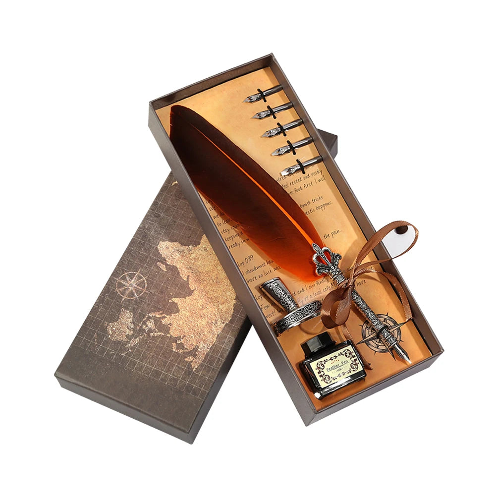 APWIKOGER Ultraluxurious Handcrafted European Style Retro Fountain Pen for Signature