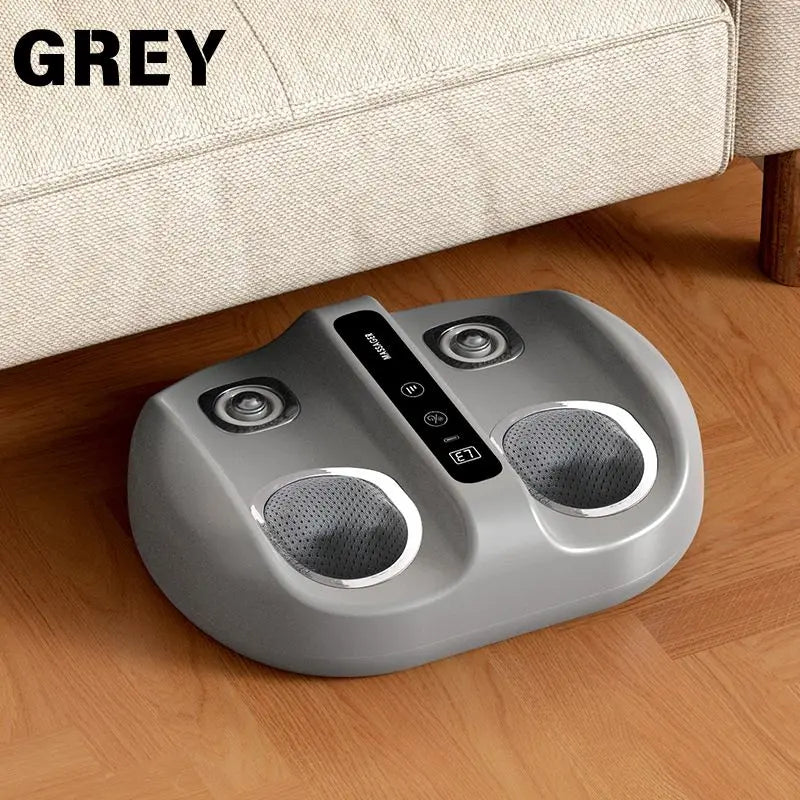 Mini Finger Press Foot Massager With Hot Compress And Vibration