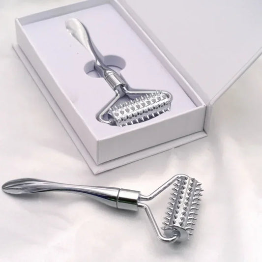 Zinc Alloy Microneedle Dermaroller For Facial Skin Care