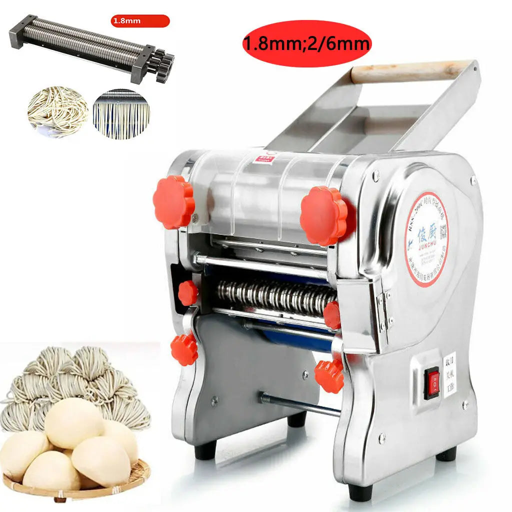 Hign-concerned 550W Electric Pasta Maker Noodle Machine Stainless Steel