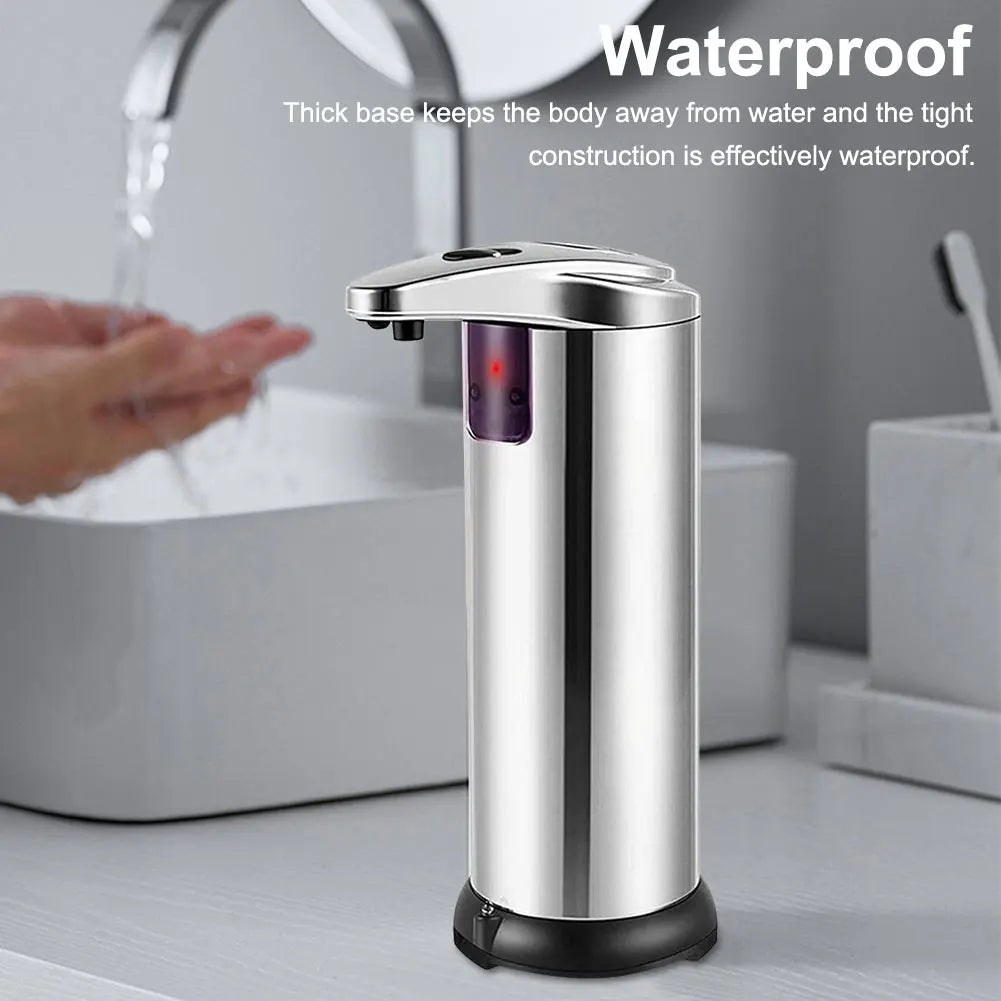 Electric Touchless Soap Dispenser Stainless Steel For Kitchen And Bathroom