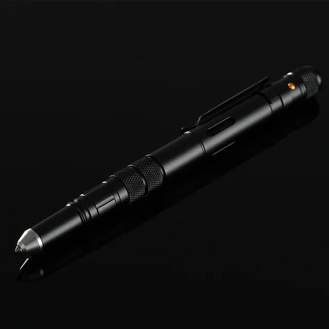 ELESESAFE 4-In-1 Outdoor Self Defense EDC Tactical Pen Flashlight