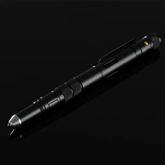 ELESESAFE 4-In-1 Outdoor Self Defense EDC Tactical Pen Flashlight