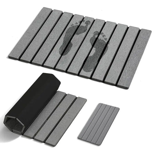 Diatomaceous Earth Bath Mat Quick Drying Two Piece Set Absorbent