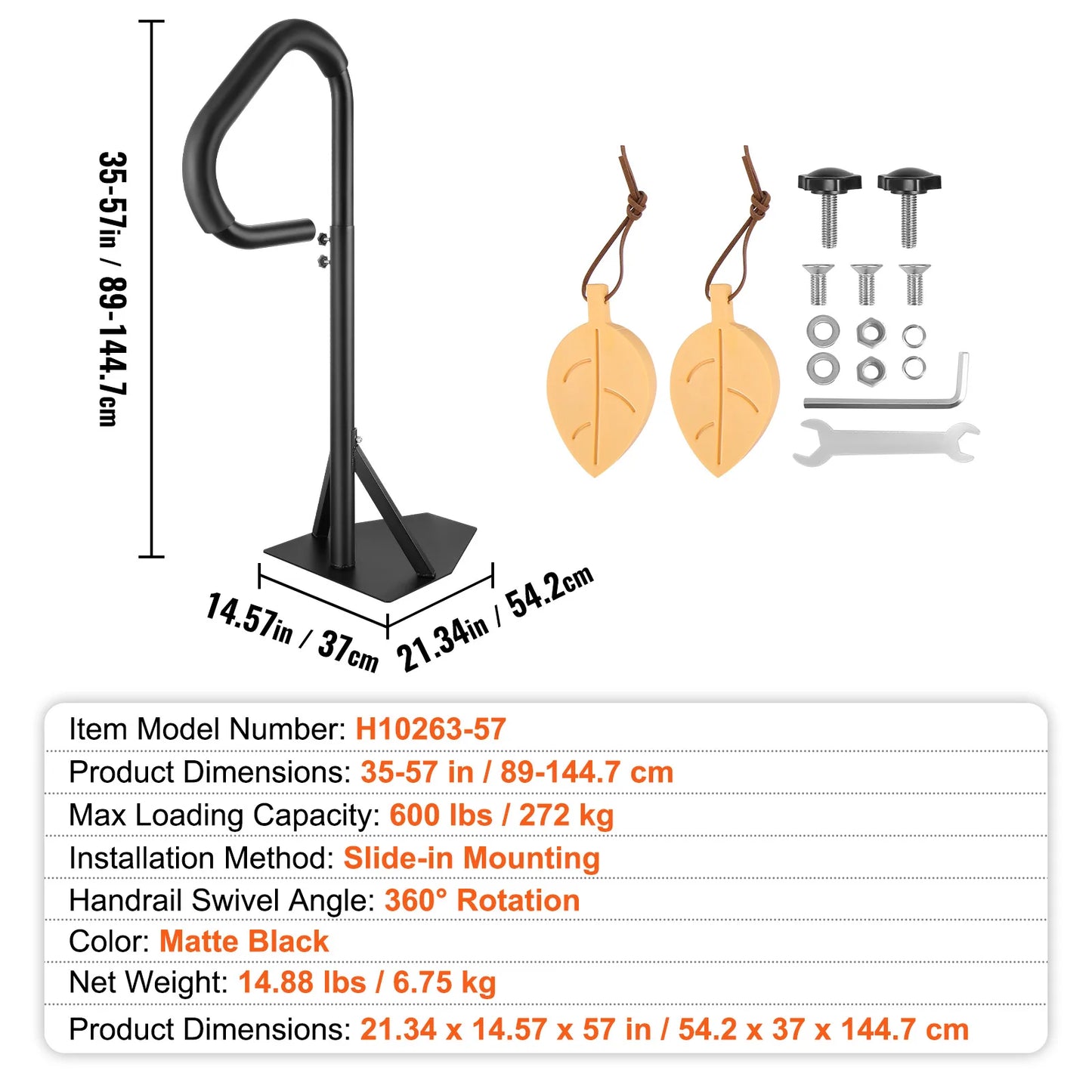 360 Degree Rotatable Hot Tub Handrail With Slide Under Mount