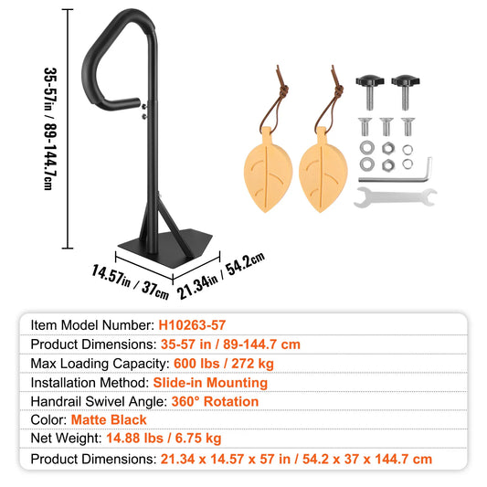 360 Degree Rotatable Hot Tub Handrail With Slide Under Mount