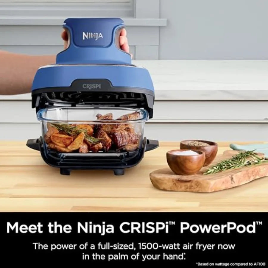 XMSJ Crispi Five In One Portable Glass Air Fryer System