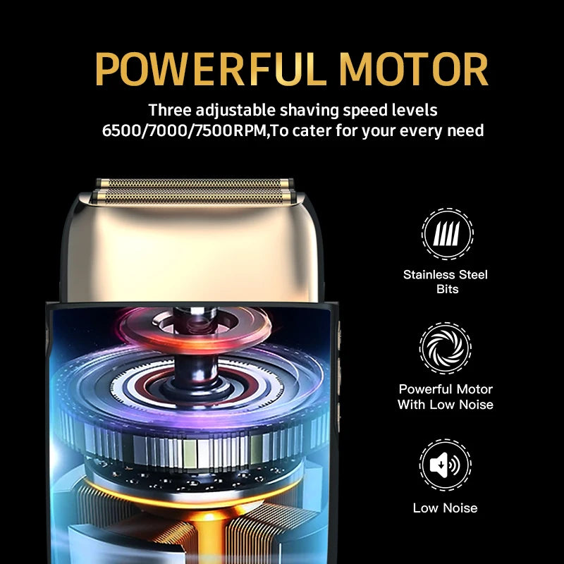 Ufree Close Shaver With LCD Display Electric Foil For Men