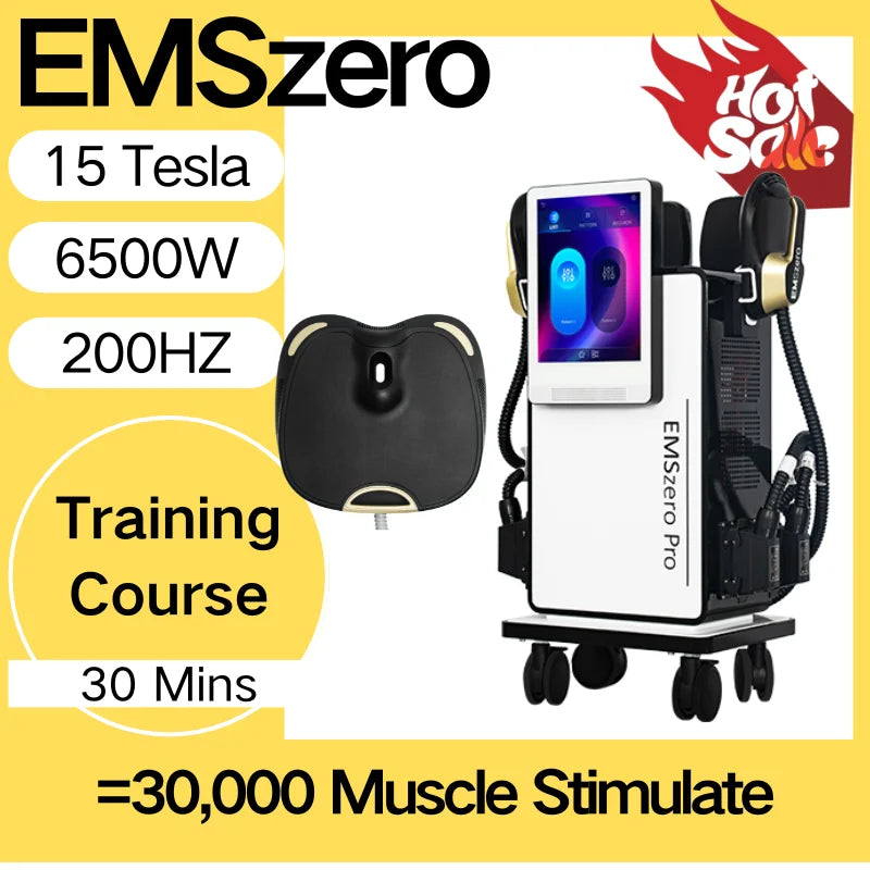 MYOSLIM EMS Body Sculpt Machine RF Hiemt Muscle Slimming Stimulator
