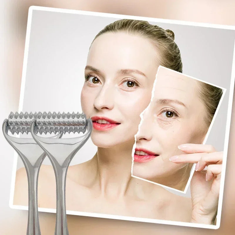 Zinc Alloy Microneedle Dermaroller For Facial Skin Care