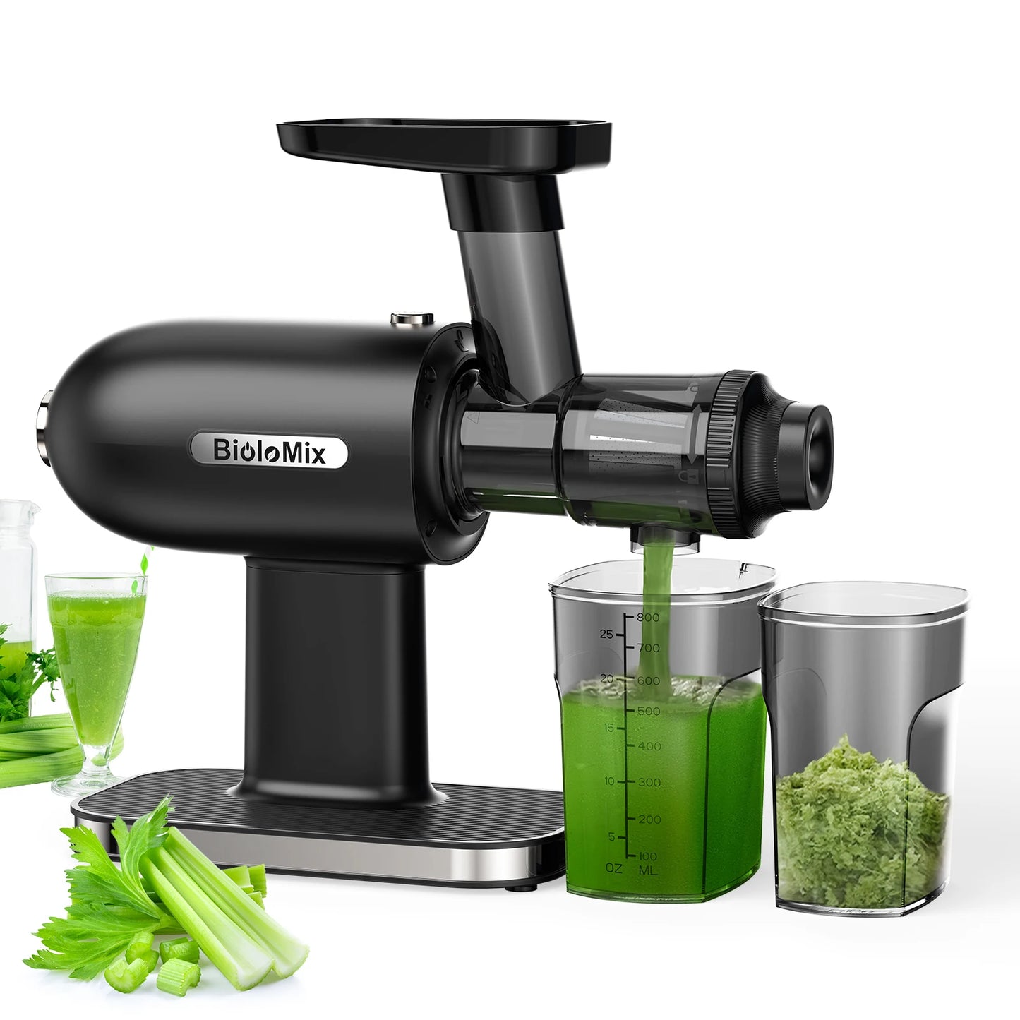 Biolomix Cold Press Juicer Slow Masticating With High Juice Yield