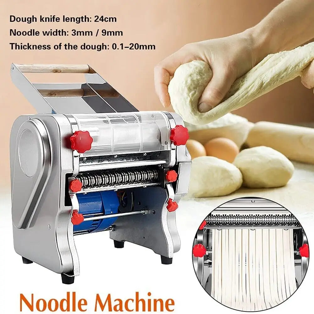 Hign-concerned 550W Electric Pasta Maker Noodle Machine Stainless Steel