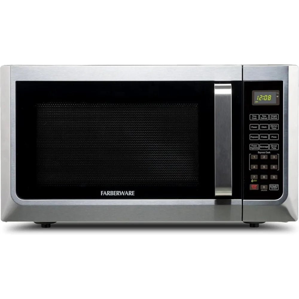 Countertop Microwave Oven 1100W Auto Cook Easy Clean Child Lock