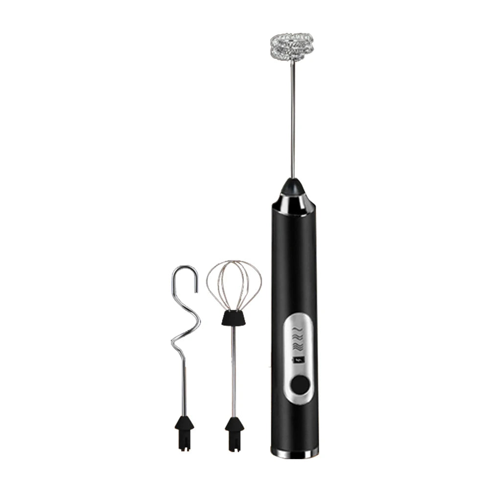 Alloet Mini Electric Milk Foamer Wireless Coffee Whisk