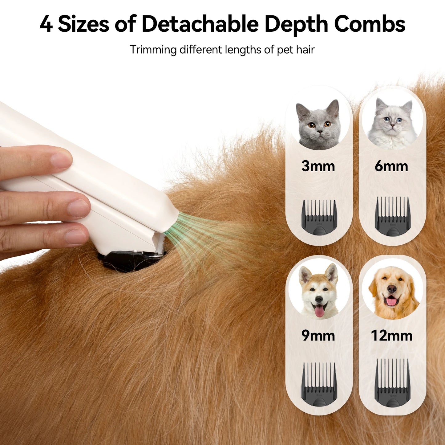Amicura P1 Vacuum Cleaner And Hair Dryer Pet Grooming Set