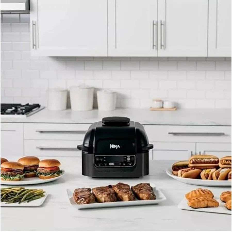 XMSJ AG300 4In1 Indoor Grill With Air Fryer Healthier Cooking
