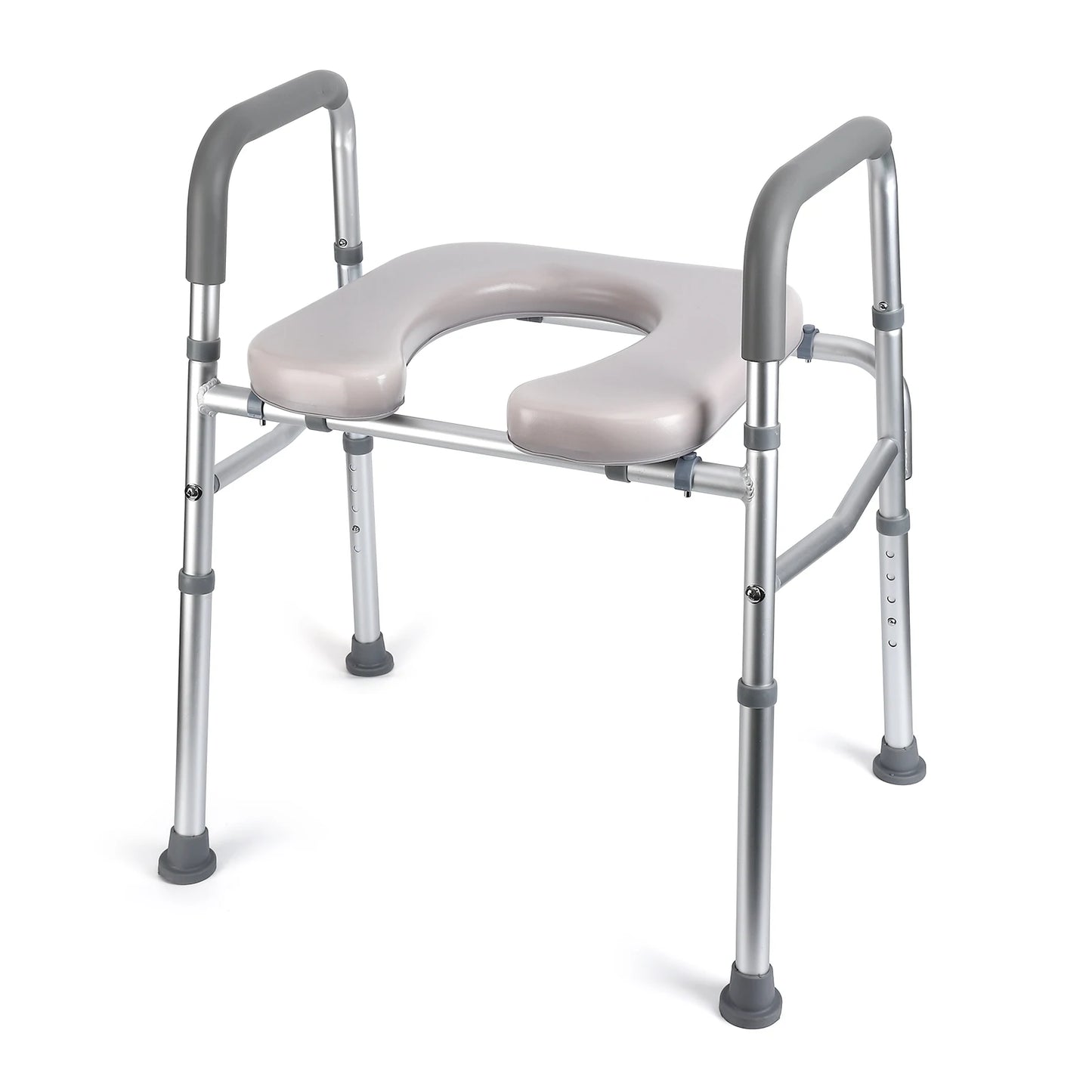 TWISTER.CK Raised Toilet Seat With Adjustable Height And Padded Seat