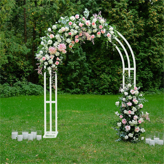 Wedding Arch Stand 3 Layer Balloon Backdrop Metal Frame