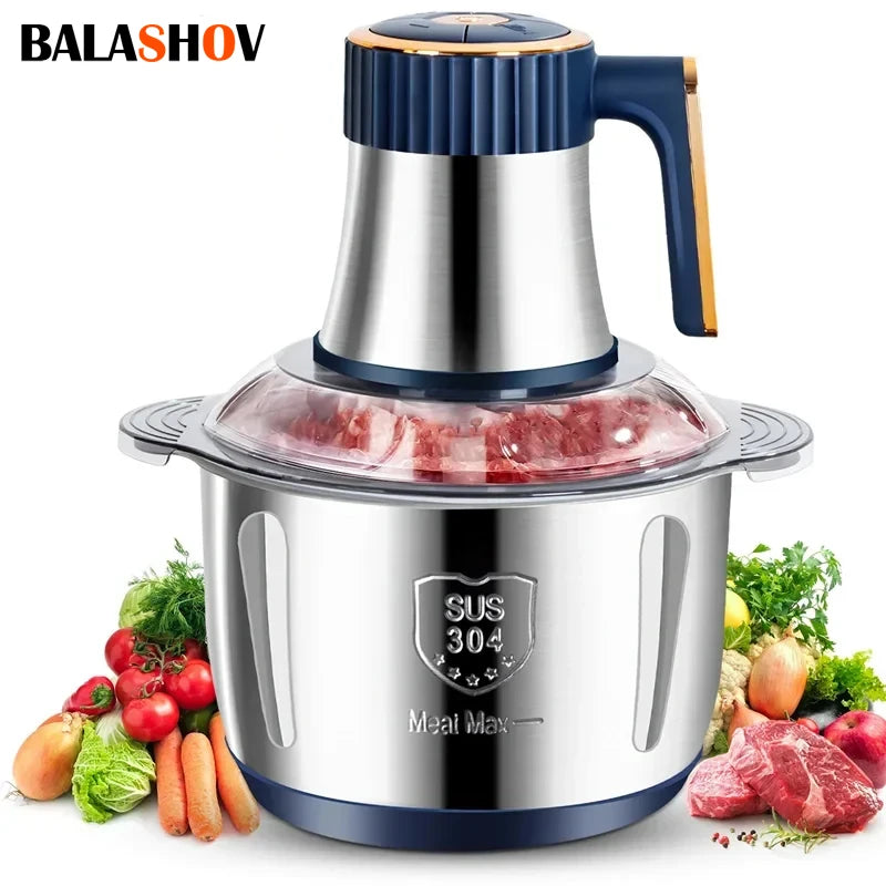Balashov Electric Meat Grinder 304 Stainless Steel Food Processor