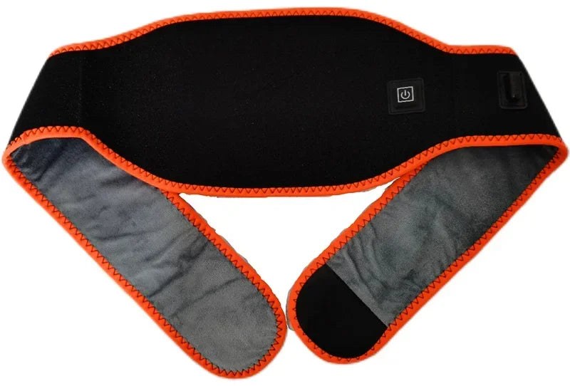 USB Electric Heating Back Belt Massager For Waist Pain Relief