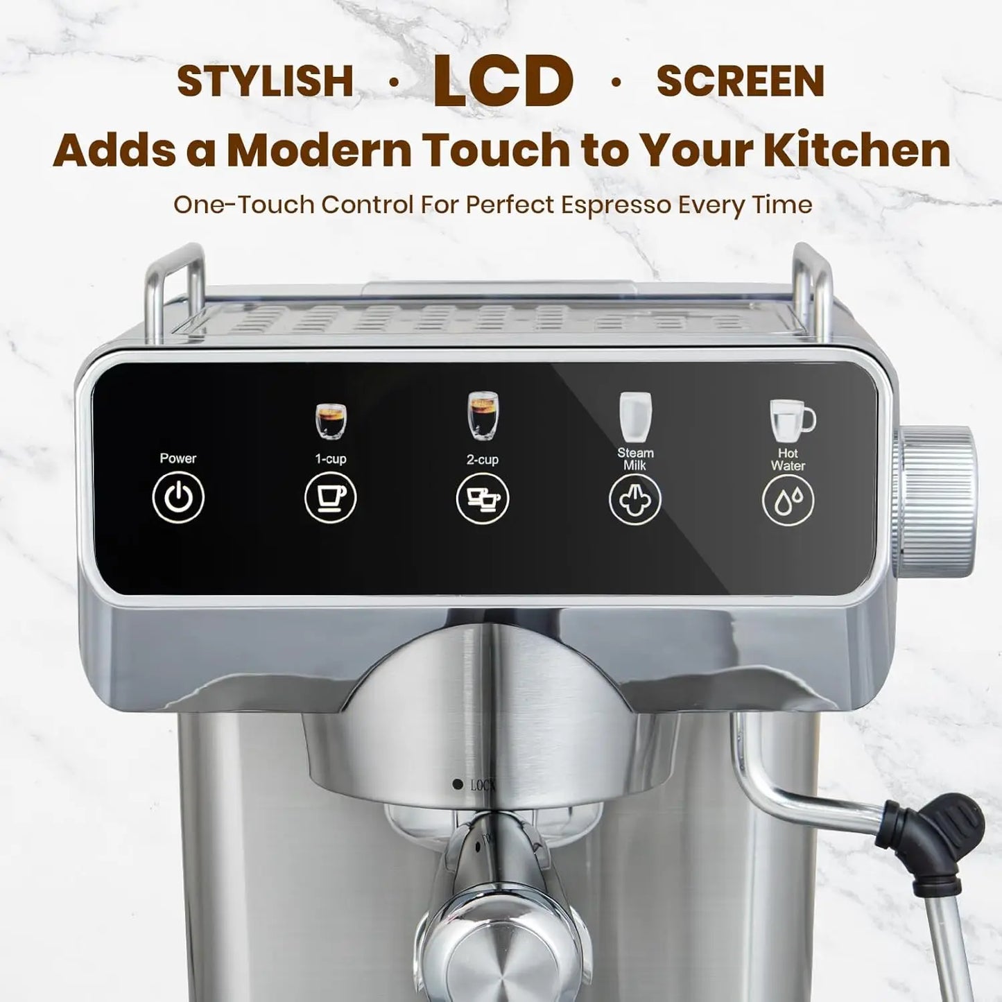 Iosn Espresso Machines With Touchscreen 20 Bar Professional Espresso Maker