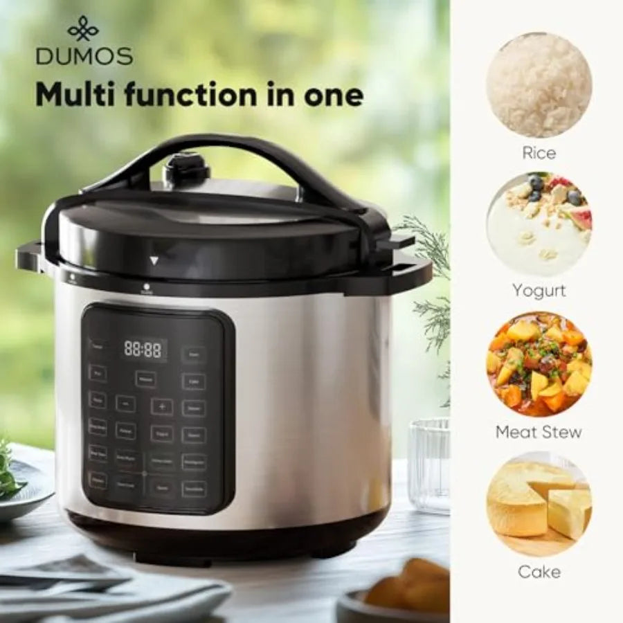 SHXI Electric Pressure Cooker Stainless Steel Multi Cooker With Yogurt Maker