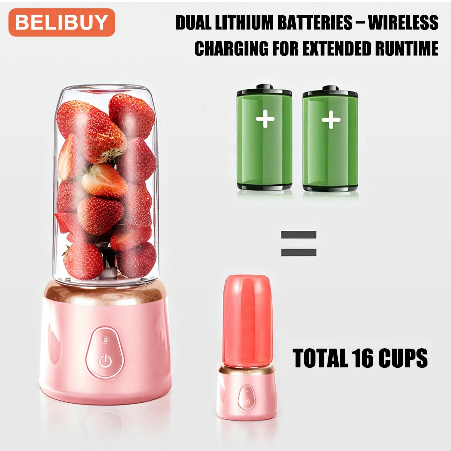 Portable USB Juicer Blender For Fruits And Smoothies