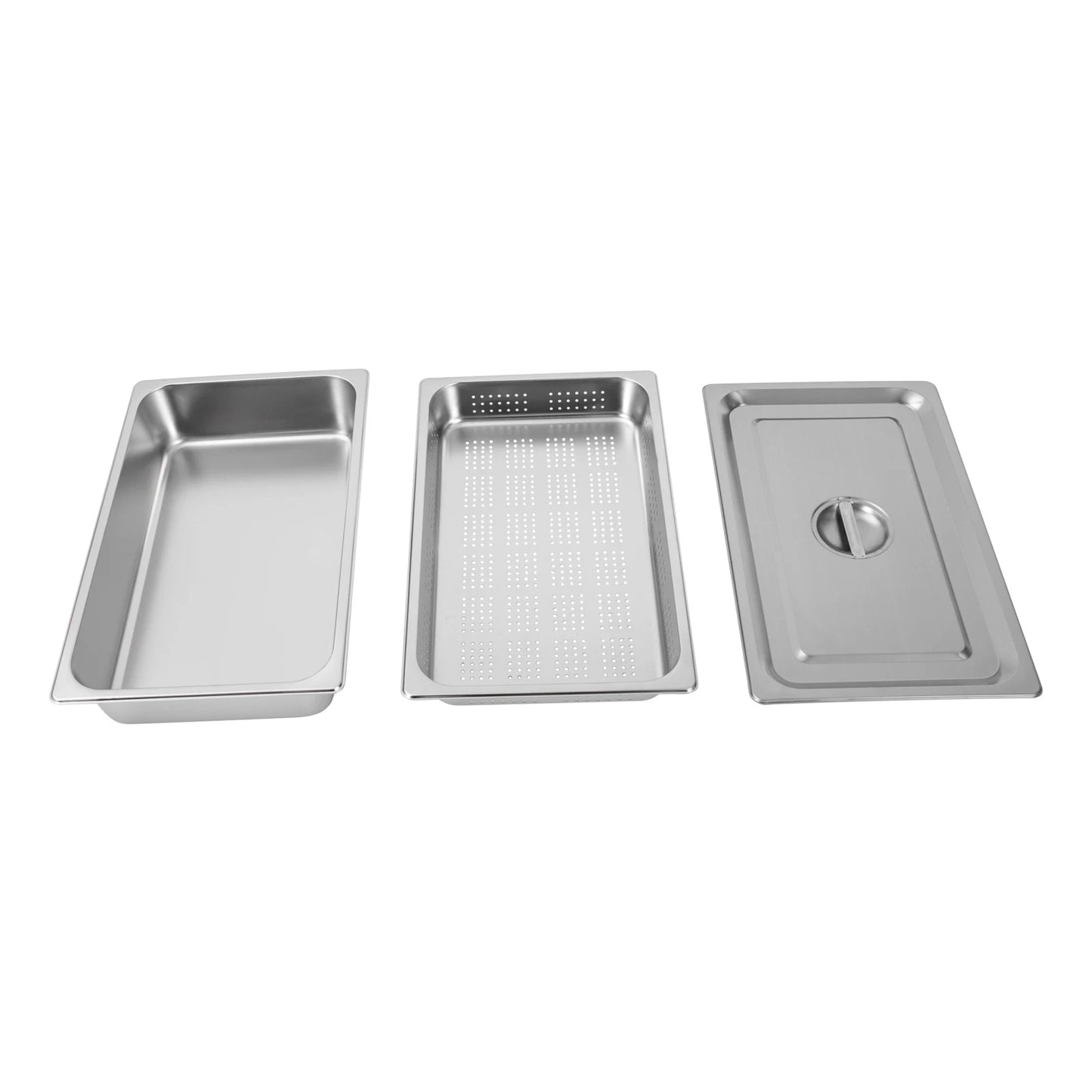Stainless Steel Steam Pan Set With Lid Nonstick For Restaurant