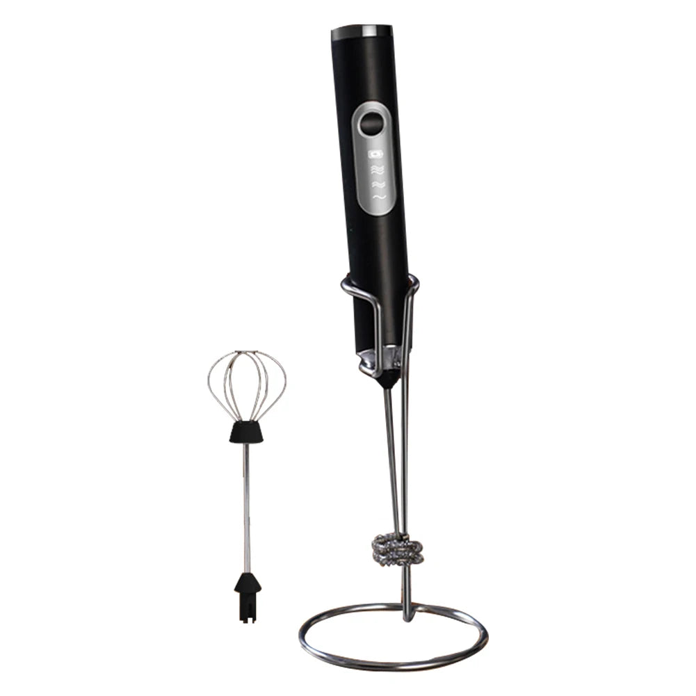 Alloet Mini Electric Milk Foamer Wireless Coffee Whisk