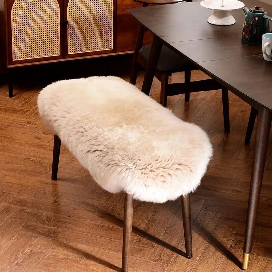 Genuine Sheepskin Area Rug Wool Fur Carpet Fluffy Shaggy Rug