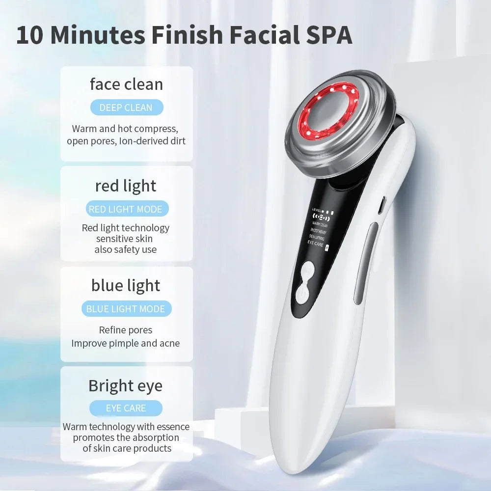 PastSky 4 In 1 RF Facial Massager For Skin Rejuvenation