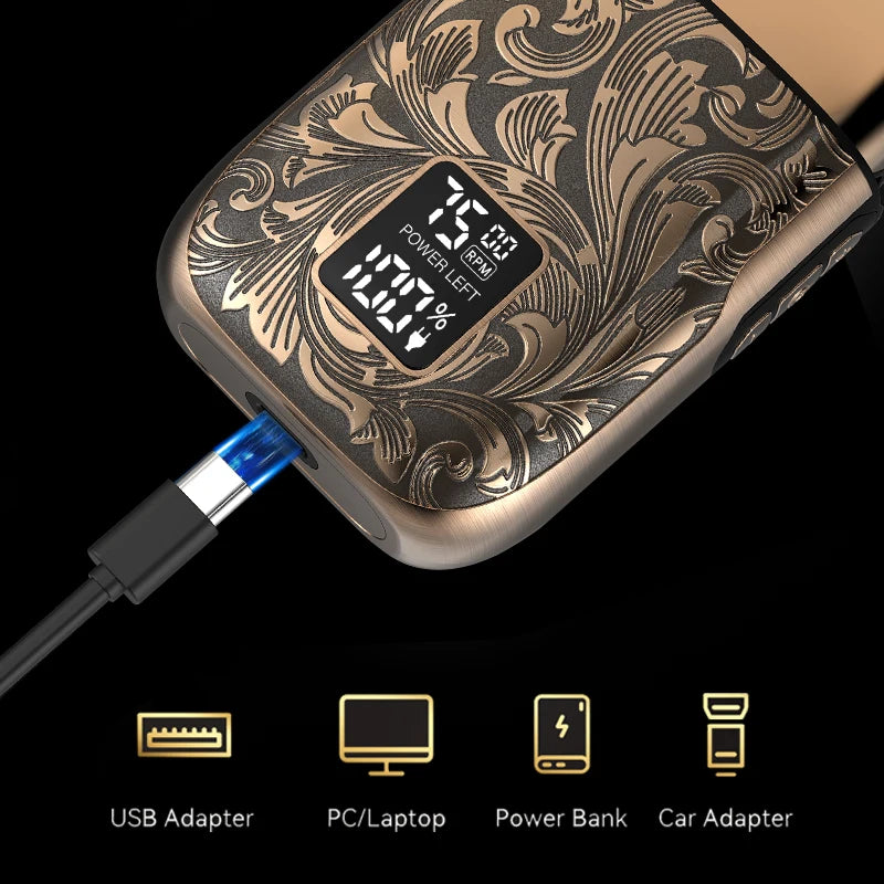Ufree Close Shaver With LCD Display Electric Foil For Men