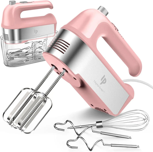 450W Electric Hand Mixer With Scale Cup Five Speeds