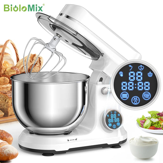Biolomix 1200W Stand Mixer 11 Speed With Digital OLED Display