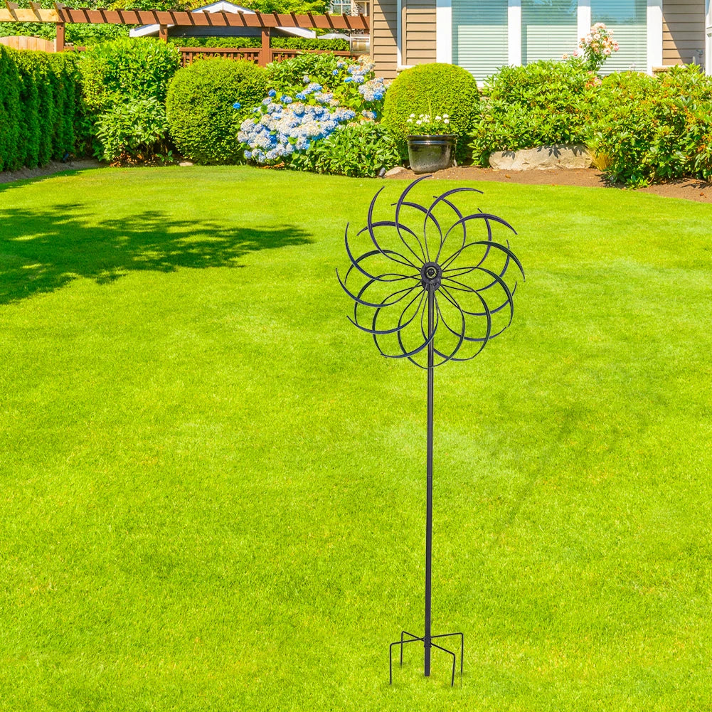 Public Craft Windmill Yard Ornament Wear Resist Outdoor Wind Catcher