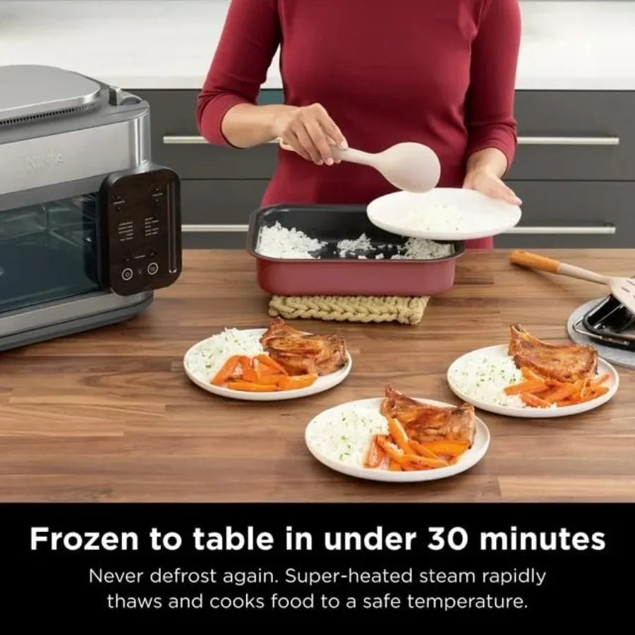 XMSJ SFP700 AllInOne Programmable Multicooker Oven Air Fryer HighGradeStainlessSteel