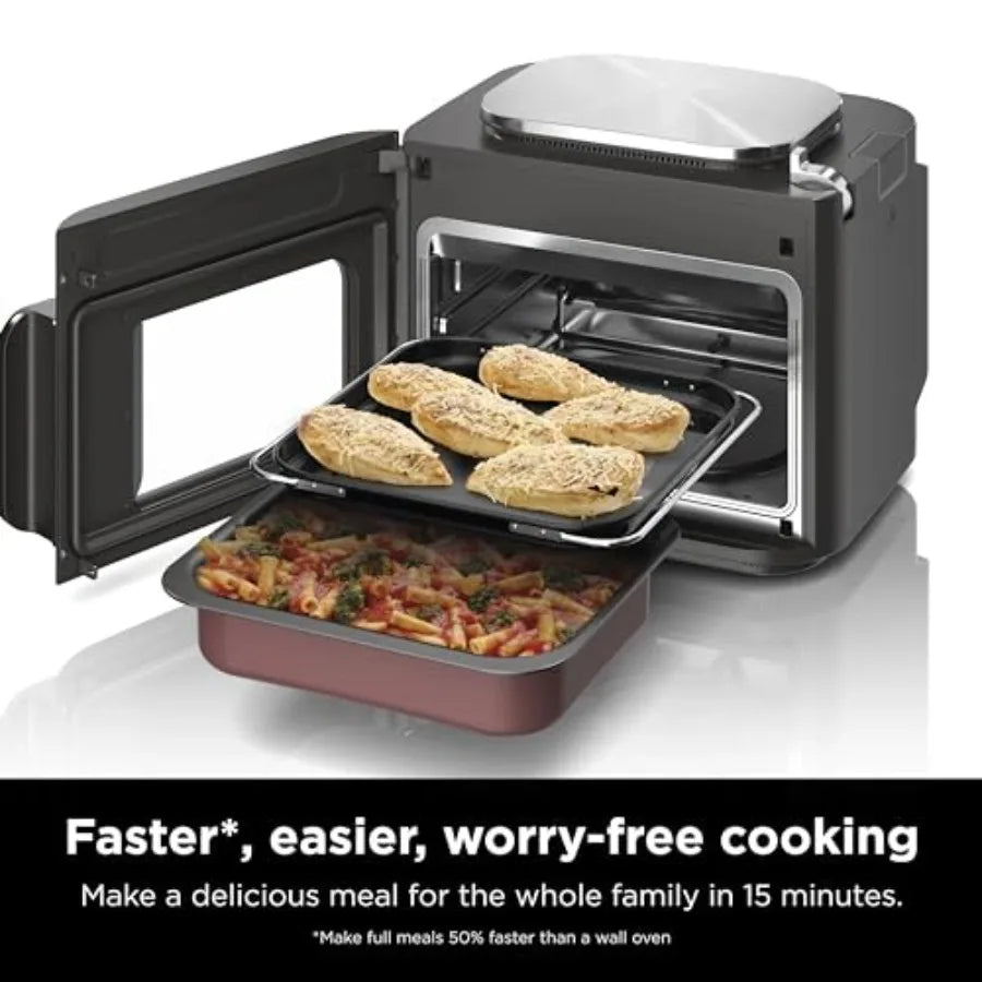 XMSJ SFP700 AllInOne Programmable Multicooker Oven Air Fryer HighGradeStainlessSteel