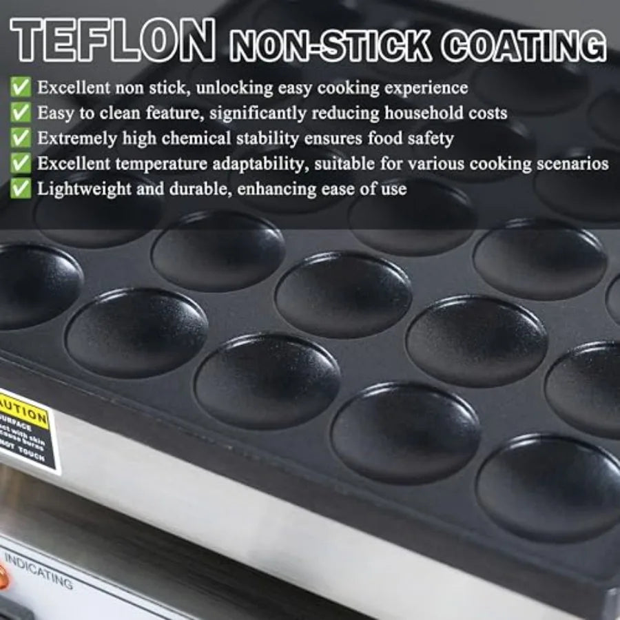 MDNG Mini Pancake Maker 950W Electric Nonstick Griddle For Kitchen