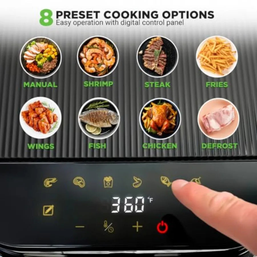 SHXI Air Fryer With 8 Presets For Quick Healthy Meals