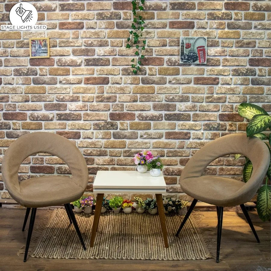 3D Faux Brick Wall Panels Cladding Styrofoam Stone Look for Living Room