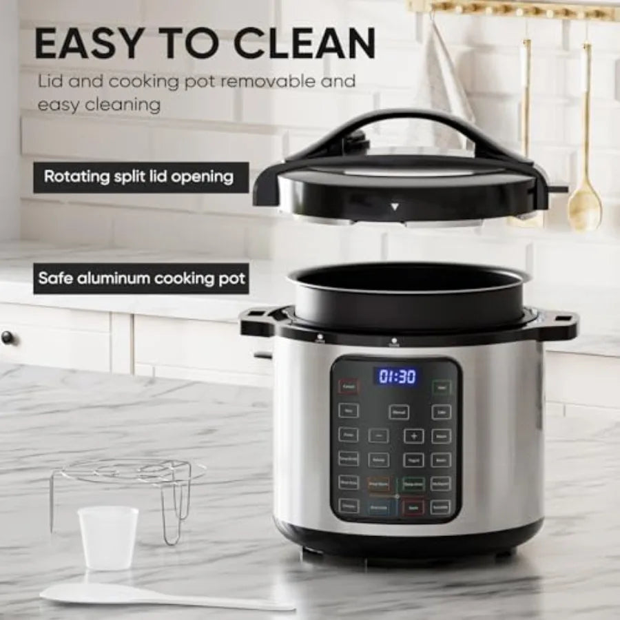 SHXI Electric Pressure Cooker Stainless Steel Multi Cooker With Yogurt Maker