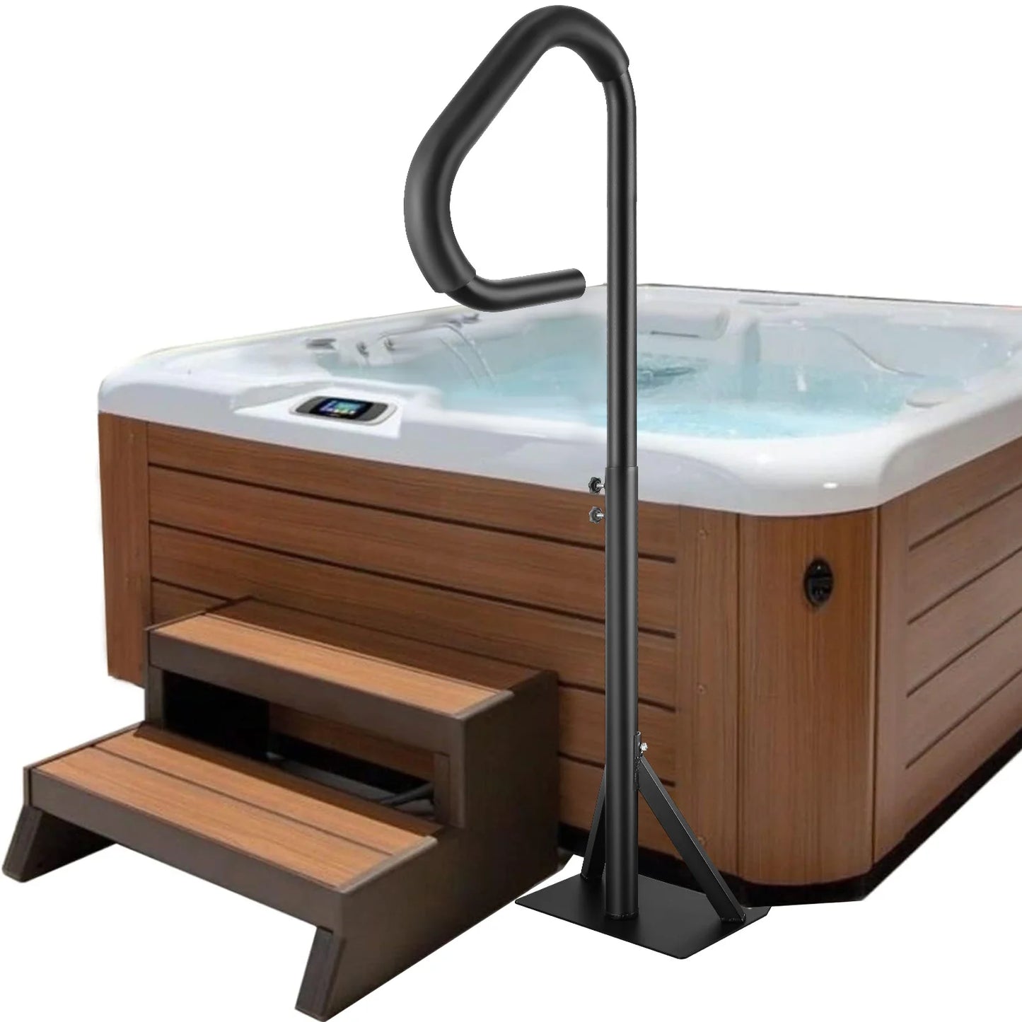360 Degree Rotatable Hot Tub Handrail With Slide Under Mount