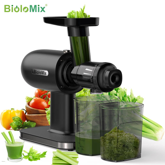Biolomix Cold Press Juicer Slow Masticating With High Juice Yield