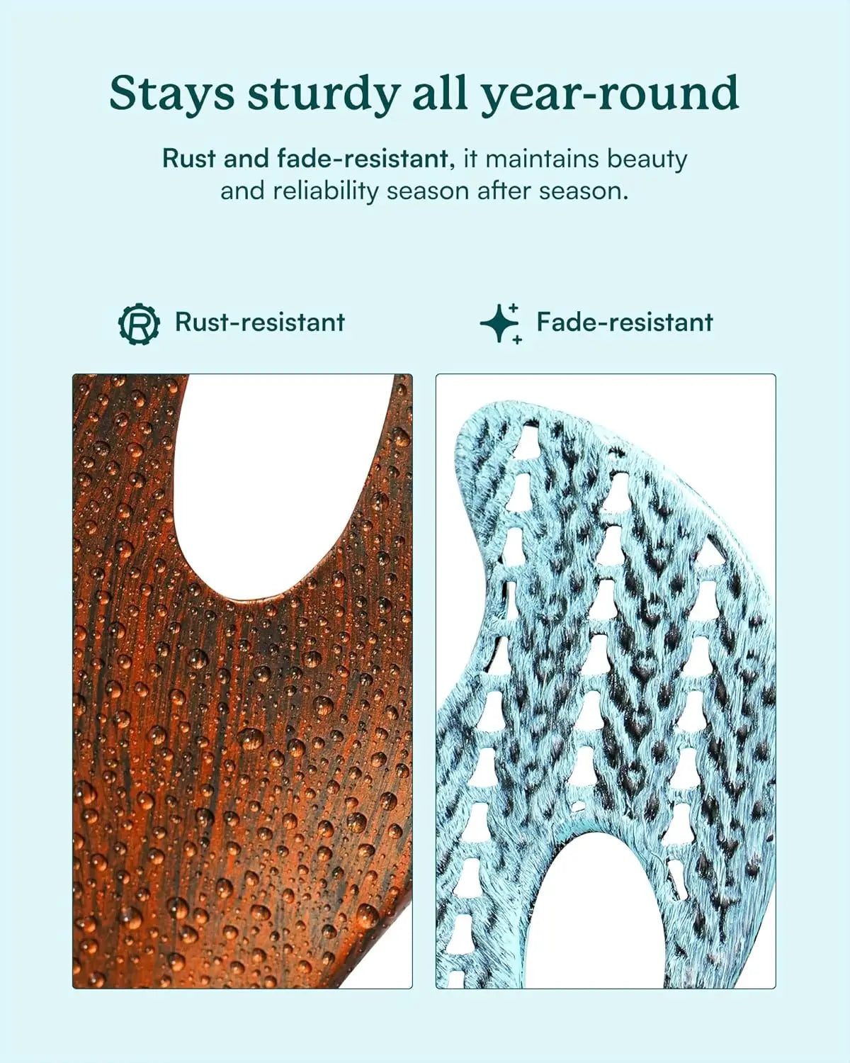 Kinetic Metal Wind Spinner For Garden Decor With Adjustable Height